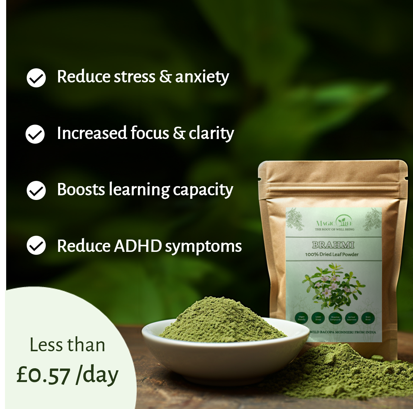Brahmi Leaf Powder