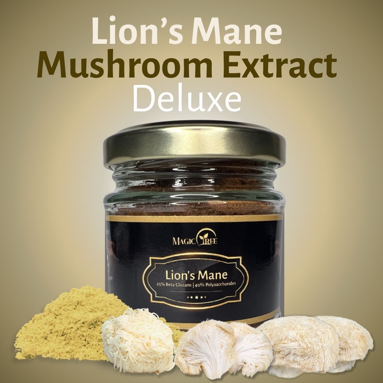 Deluxe Lions Mane Mushroom Extract