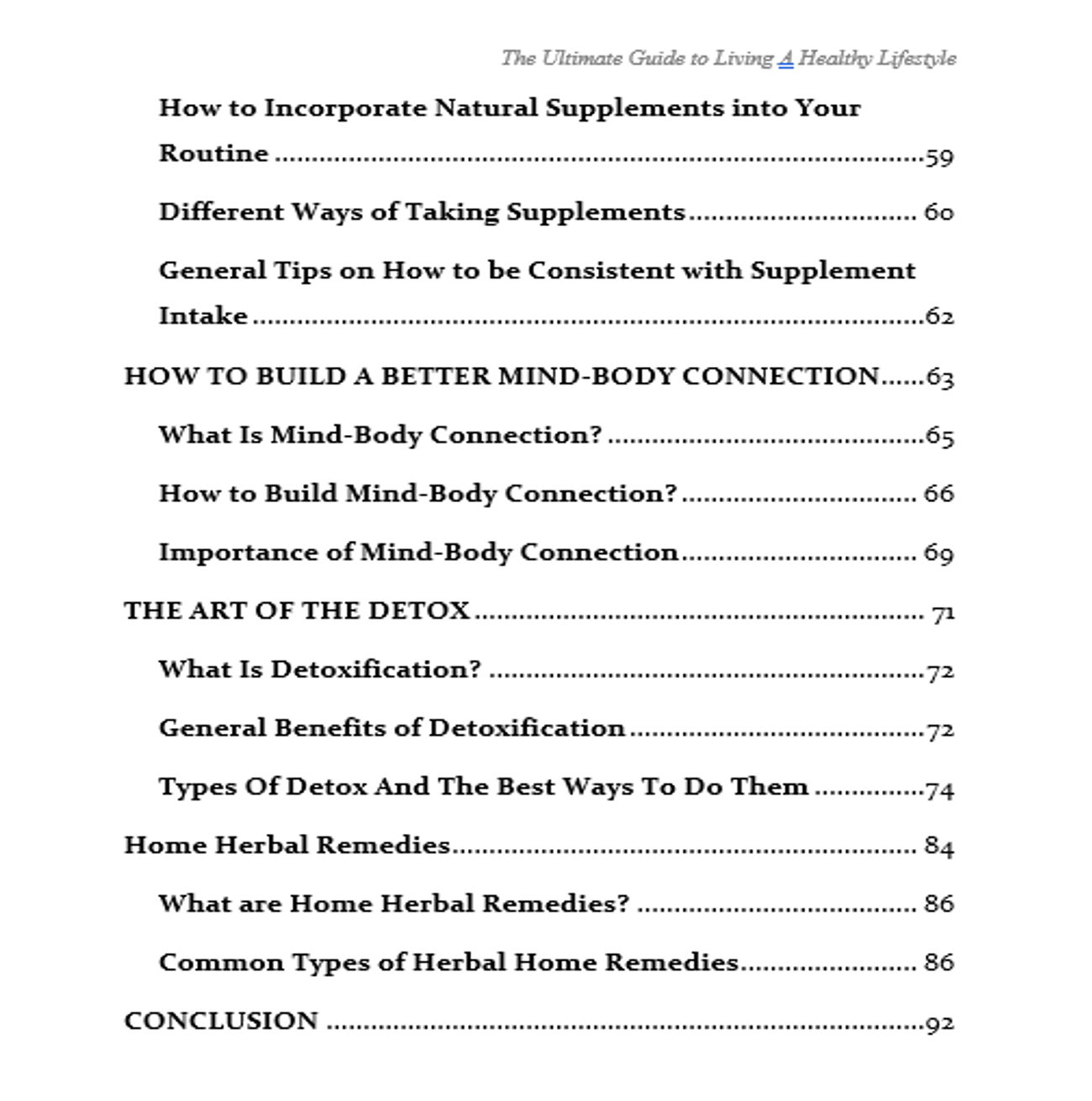 E-Book: A Guide to Natural Healing 2025